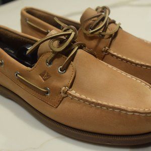 Sperry Top-Sider Men's Authentic Original 2-Eye Boat Shoe (Sahara) [Size 9.5 US]